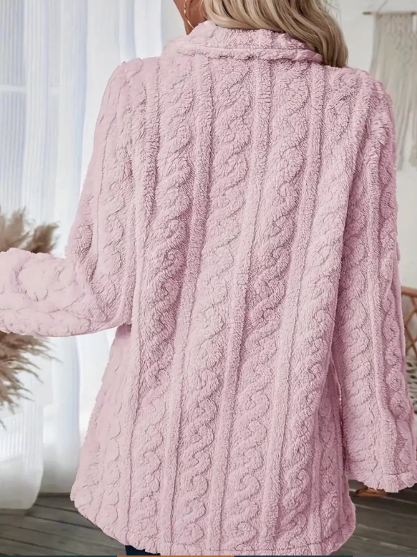 Cozy Faux Shearling Double-Breasted Outerwear (Plus available) (Style 13) - Composure Boutique