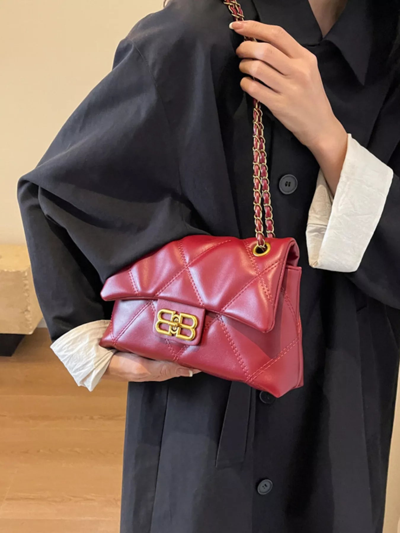 Quilted Flap Bag - Composure Boutique