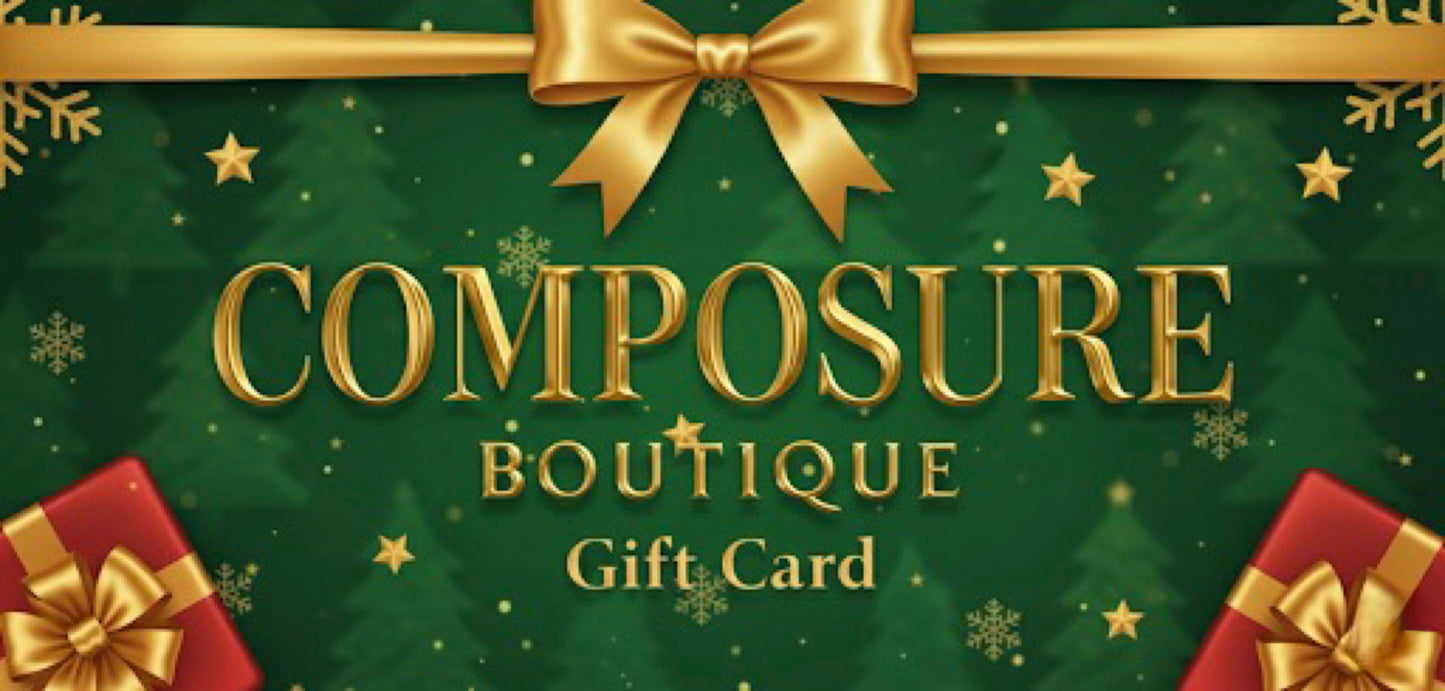Green Christmas Gift Card