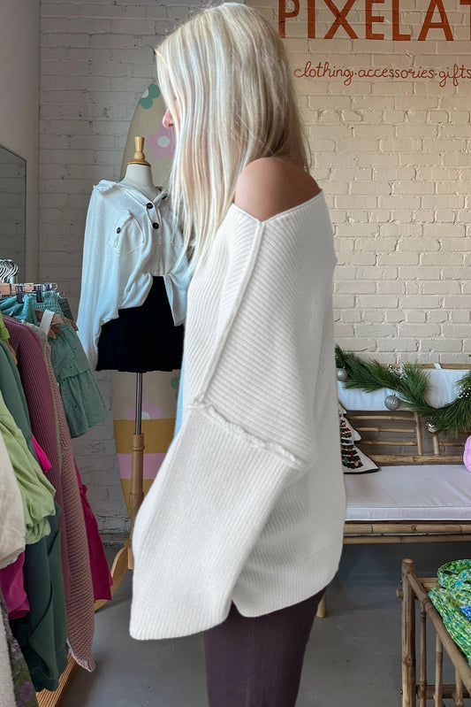 White Sweater - Composure Boutique