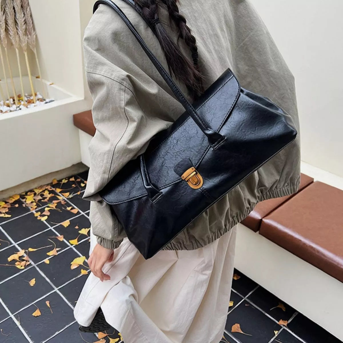 Vintage Leather Bag (Style 8) - Composure Boutique