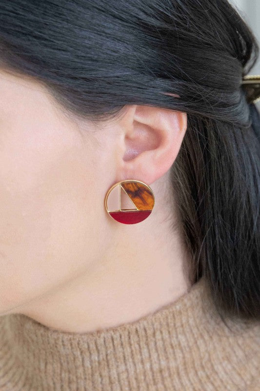 Stained Desire Earrings - Composure Boutique