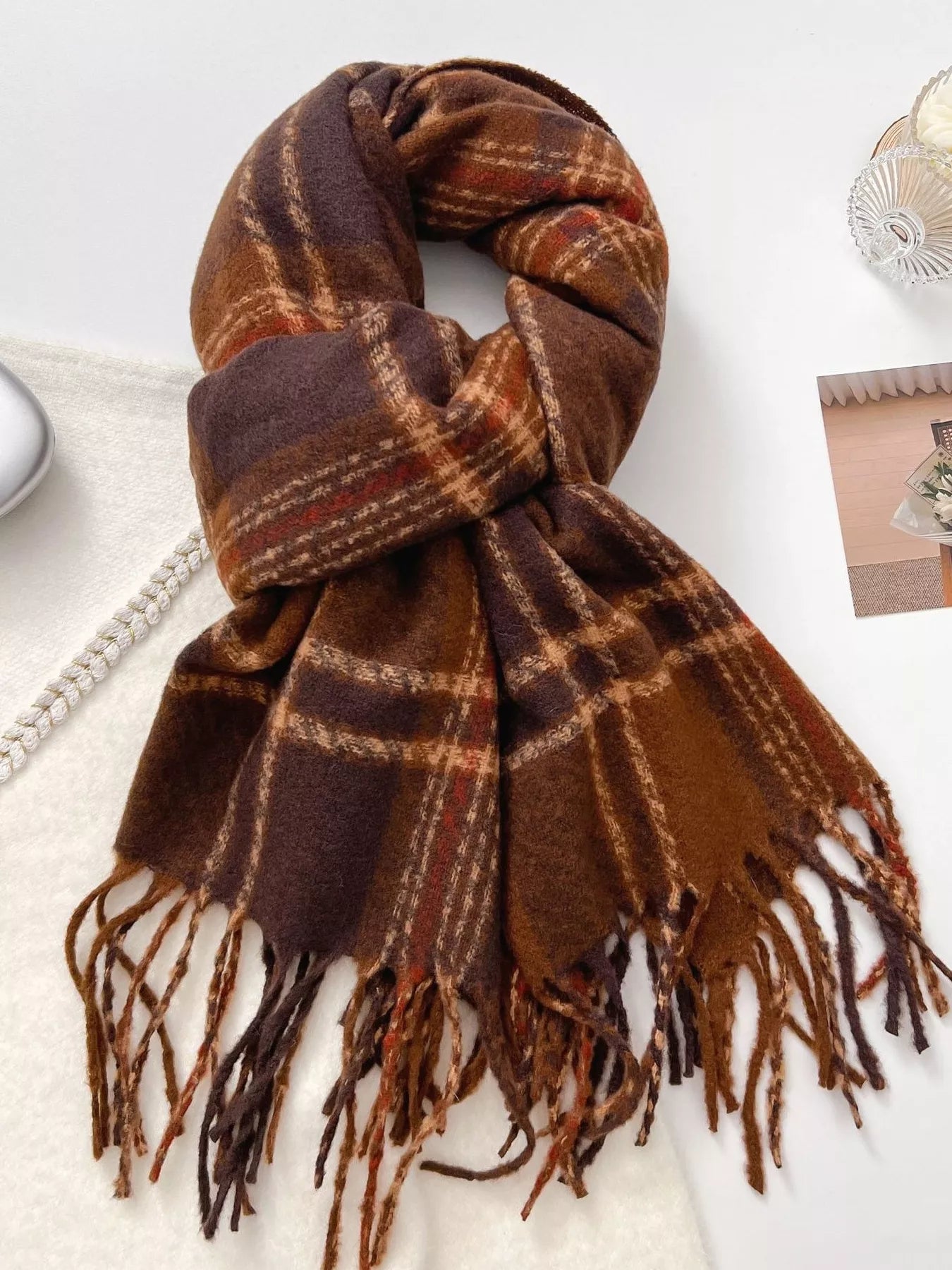 Warm Plaid Winter Scarf (Style 4) - Composure Boutique