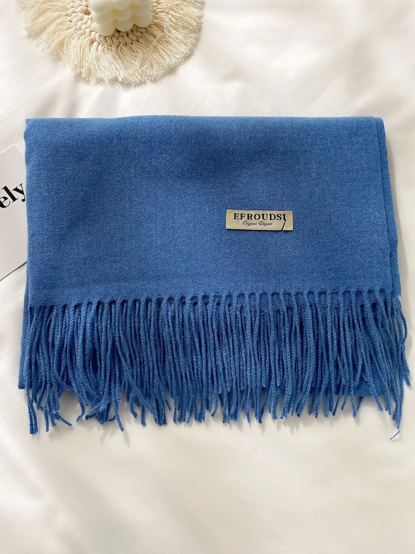 Fringe Solid Color Scarf (Style 10) - Composure Boutique