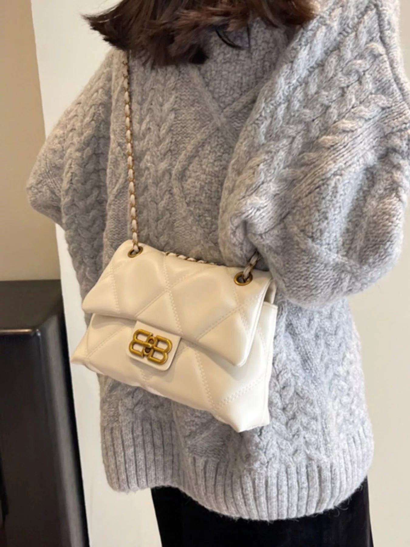 Quilted Flap Bag (Style 9) - Composure Boutique