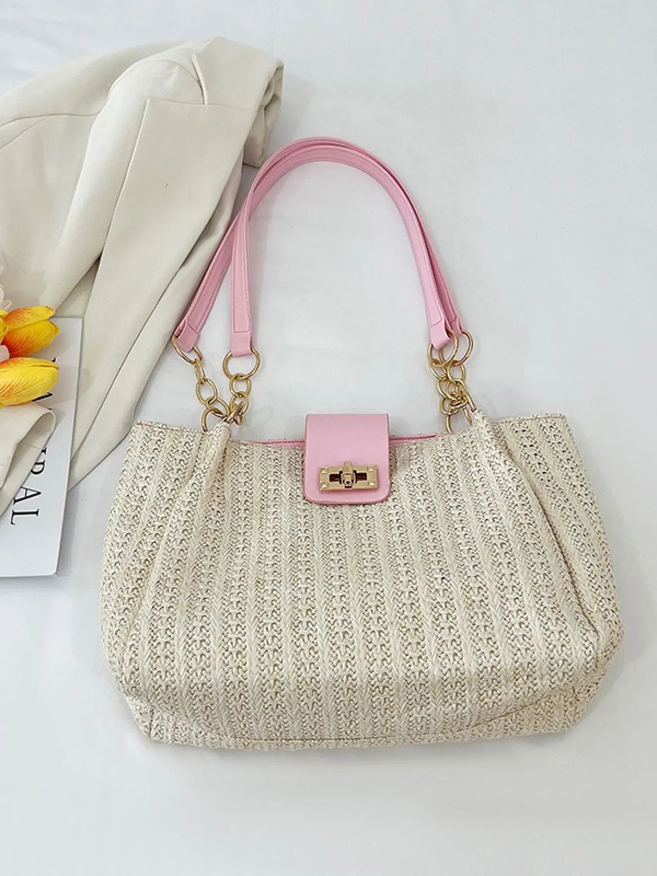 Woven Straw Bag (Style 16) - Composure Boutique