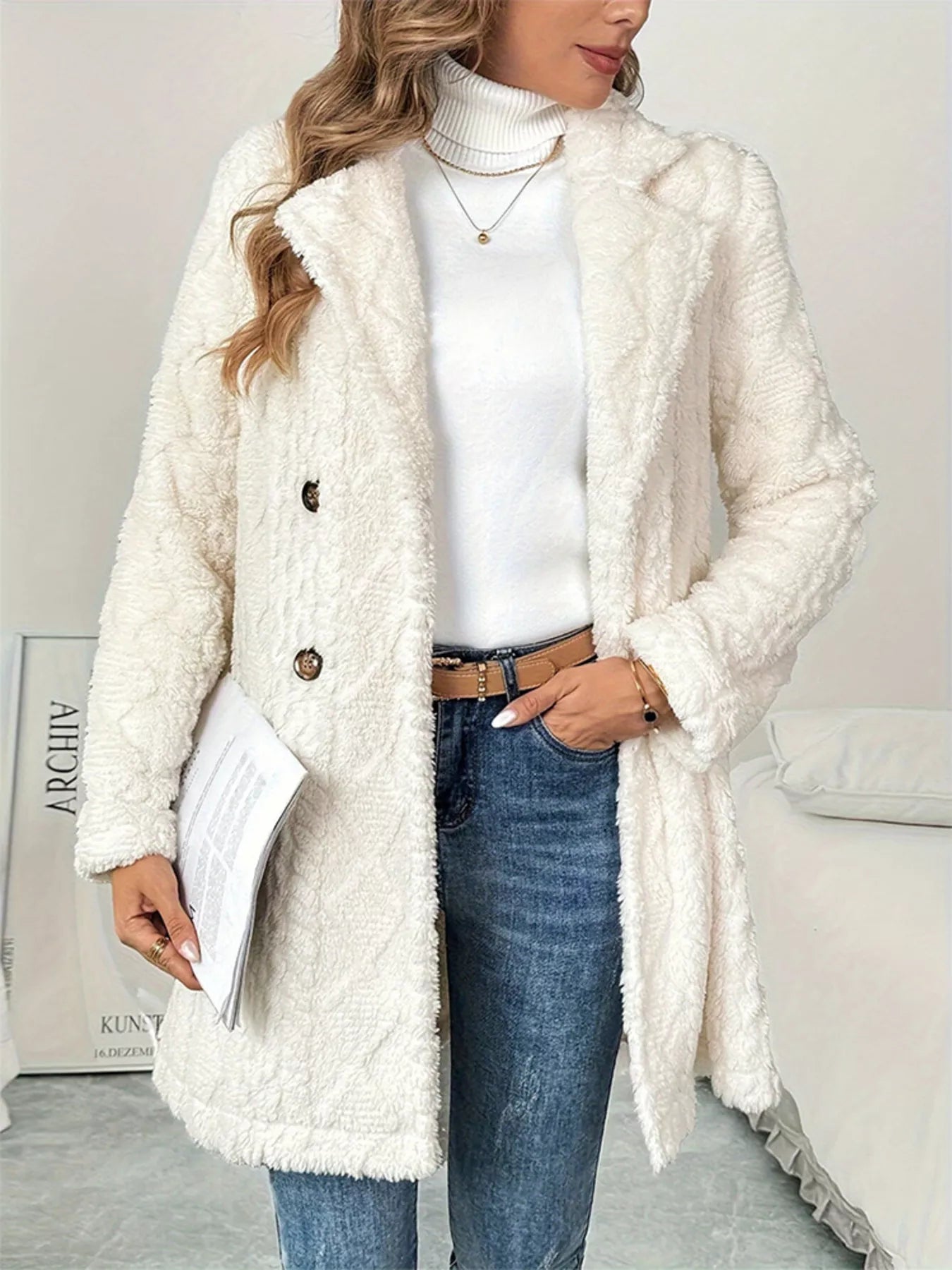 Fleece Double Coat (Style 3) - Composure Boutique
