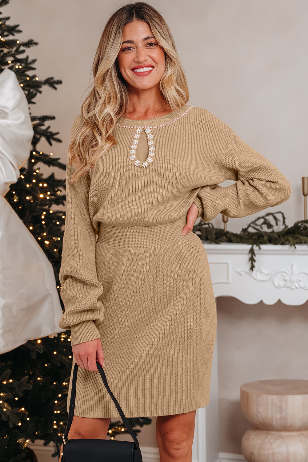Pearl Ribbed Dress (Style 4) - Composure Boutique
