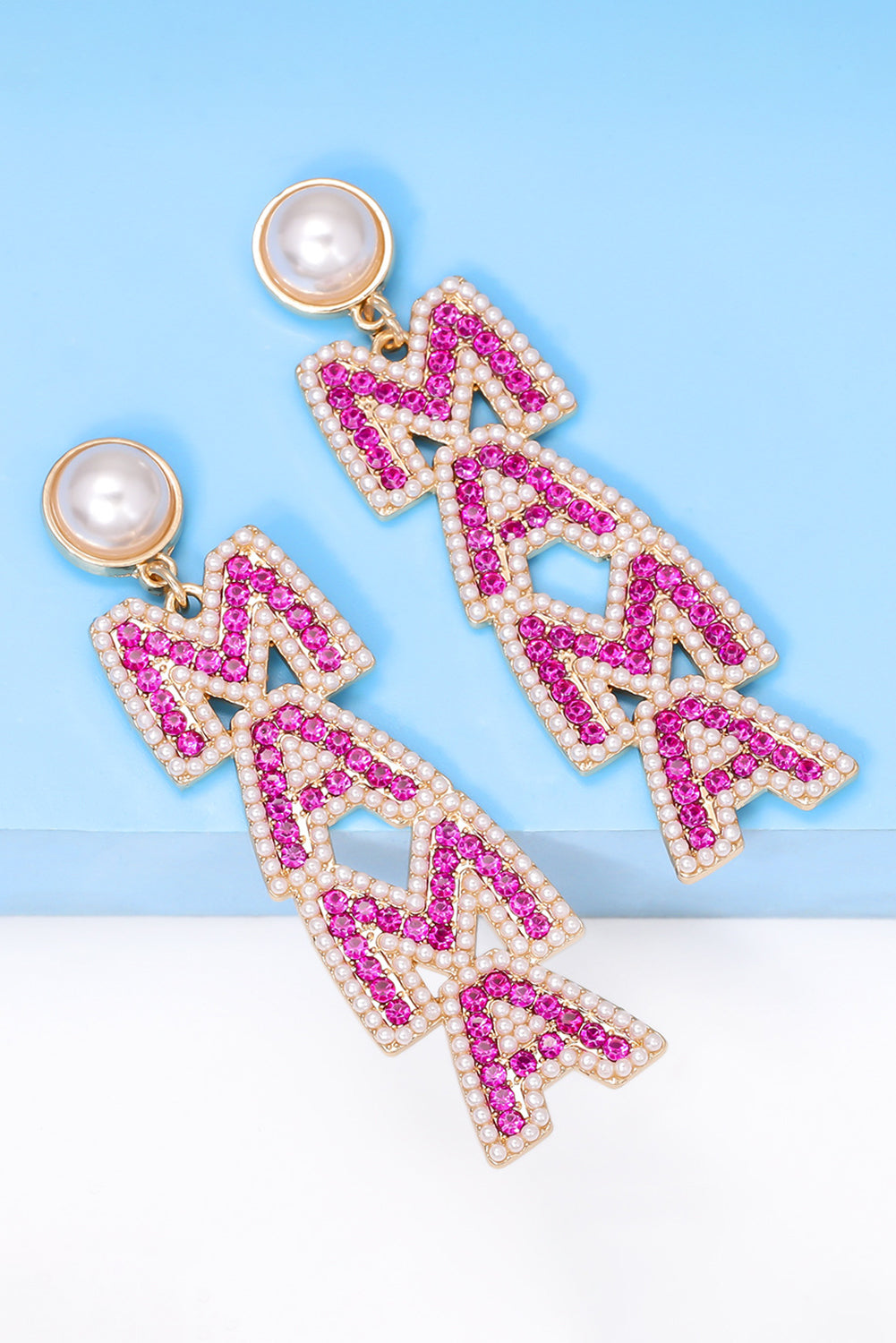 Pearl Rhinestone Earrings (Style 3) - Composure Boutique