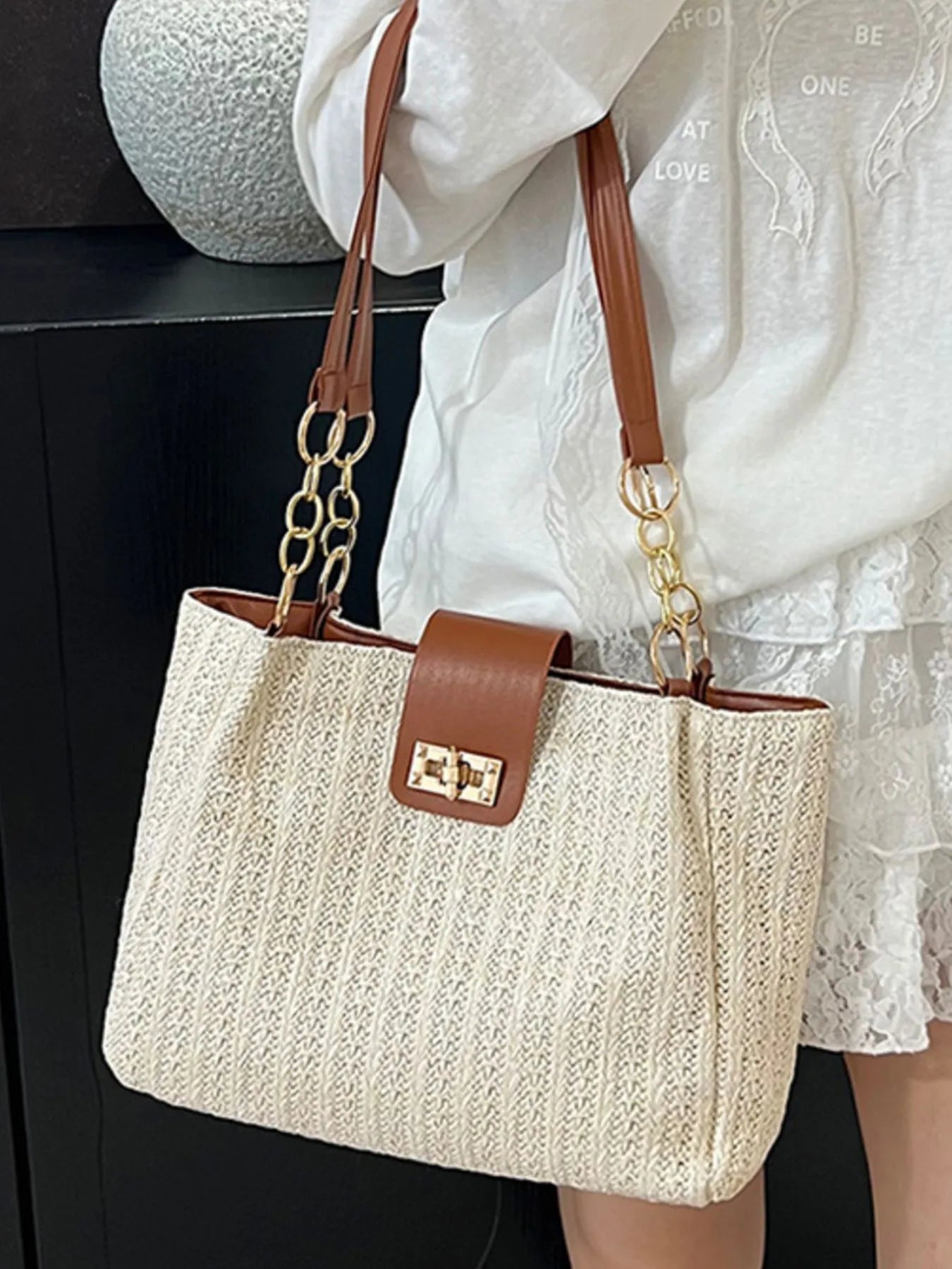 Woven Straw Bag (Style 14) - Composure Boutique