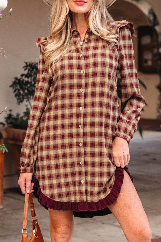 Mini Plaid Dress (Style 13) - Composure Boutique