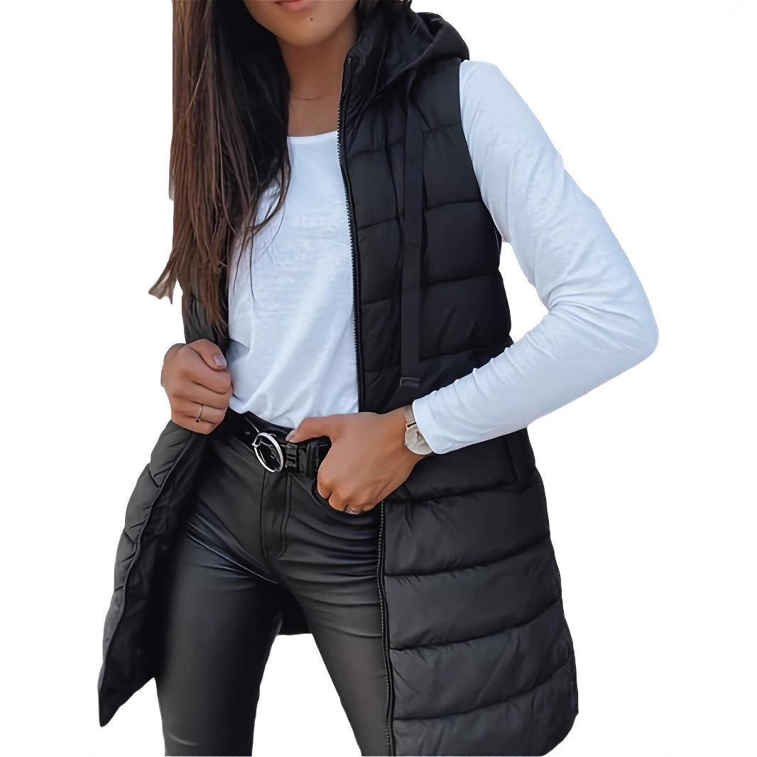 Plus Size Hooded Coat