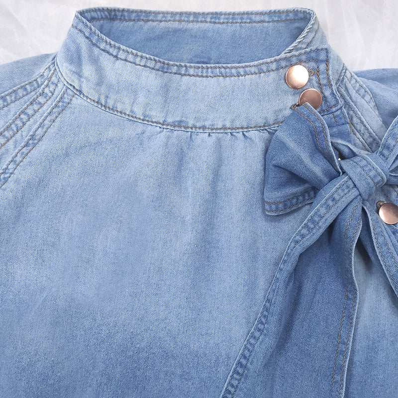 Plus Size Denim Top