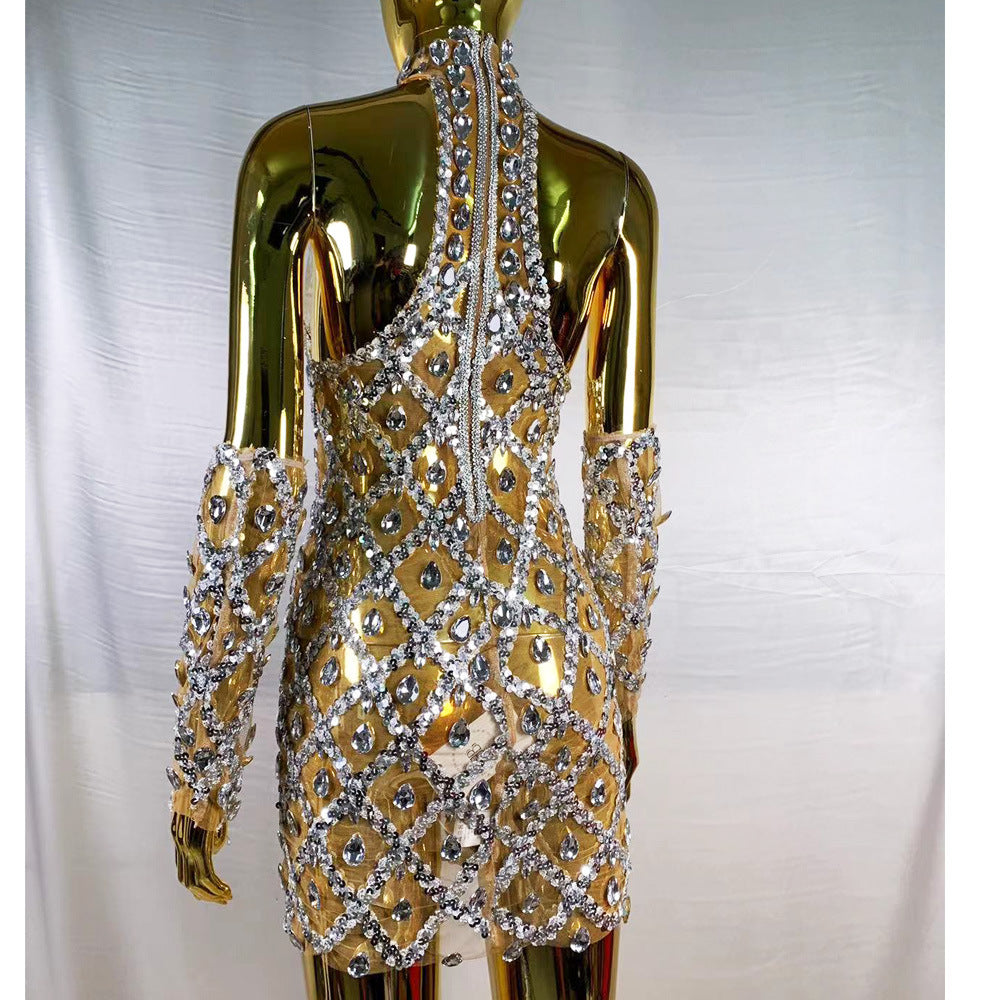 Sequin Rhinestone Dress