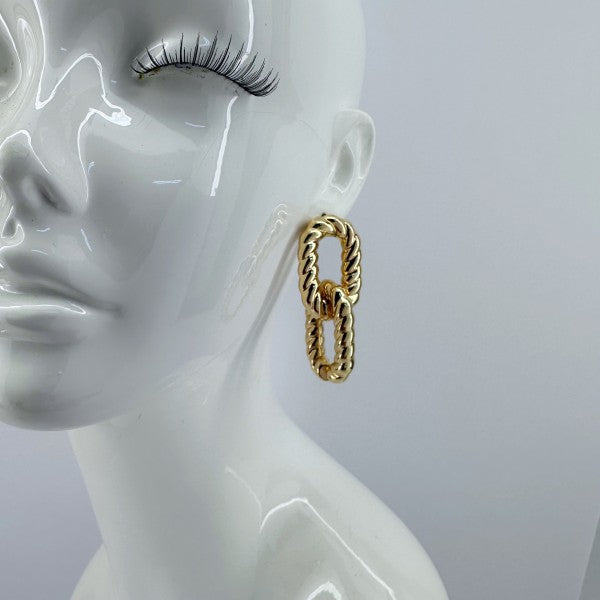 Rope Design Earrings (Style 5) - Composure Boutique