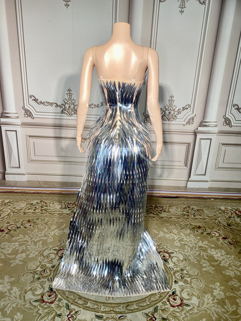 Plus Size Sequin Evening Gown