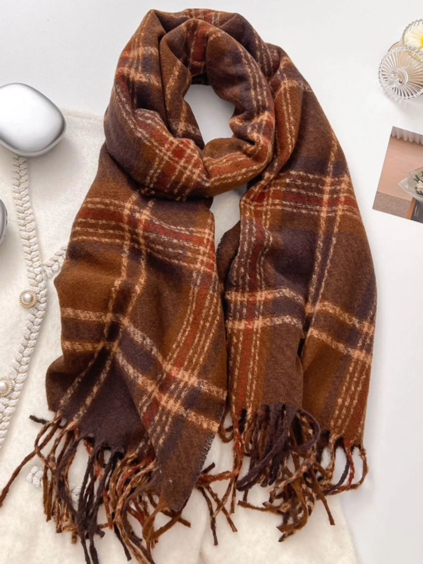Warm Plaid Winter Scarf (Style 3) - Composure Boutique