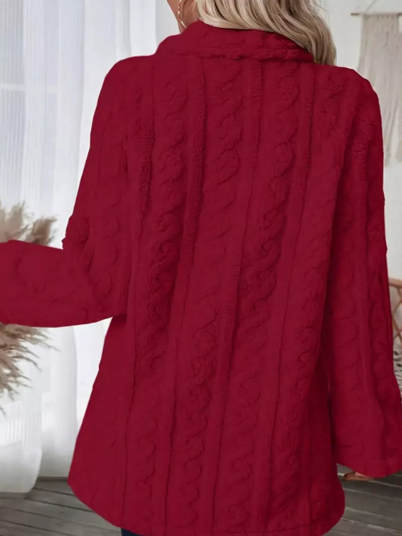 Cozy Faux Shearling Double-Breasted Outerwear (Plus available) (Style 26) - Composure Boutique