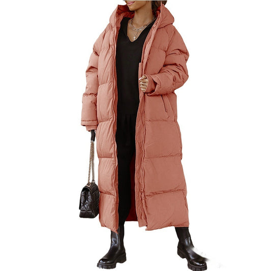 Plus Size Hooded Coat