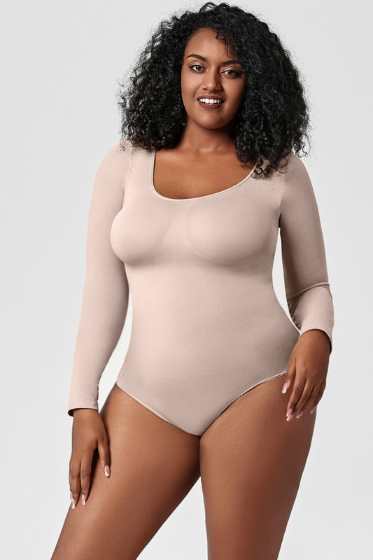 Long Sleeve Shaping Bodysuit (Plus available) - Composure Boutique