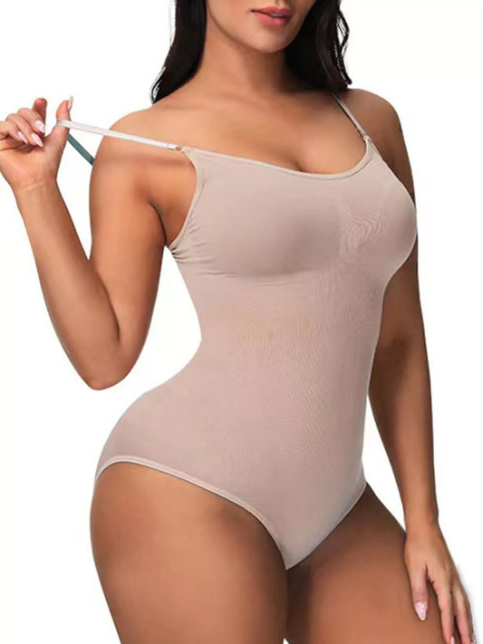 Full Size Seamless Scoop Neck Shaping Bodysuit (Plus available) - Composure Boutique