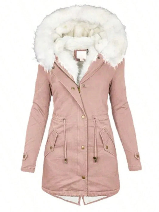 Plus Size Faux Fur Coat