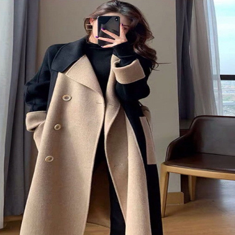 Plus Size Coat Double