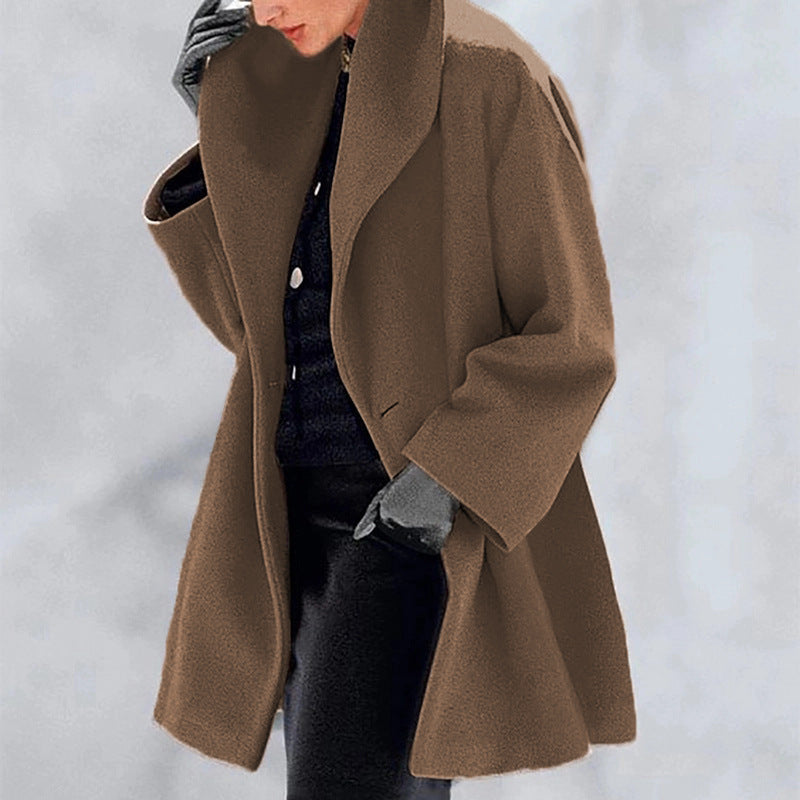 Plus Size Hooded Oversized Coat