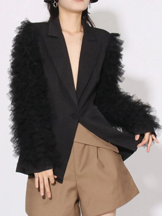 Mesh Blazer - Composure Boutique