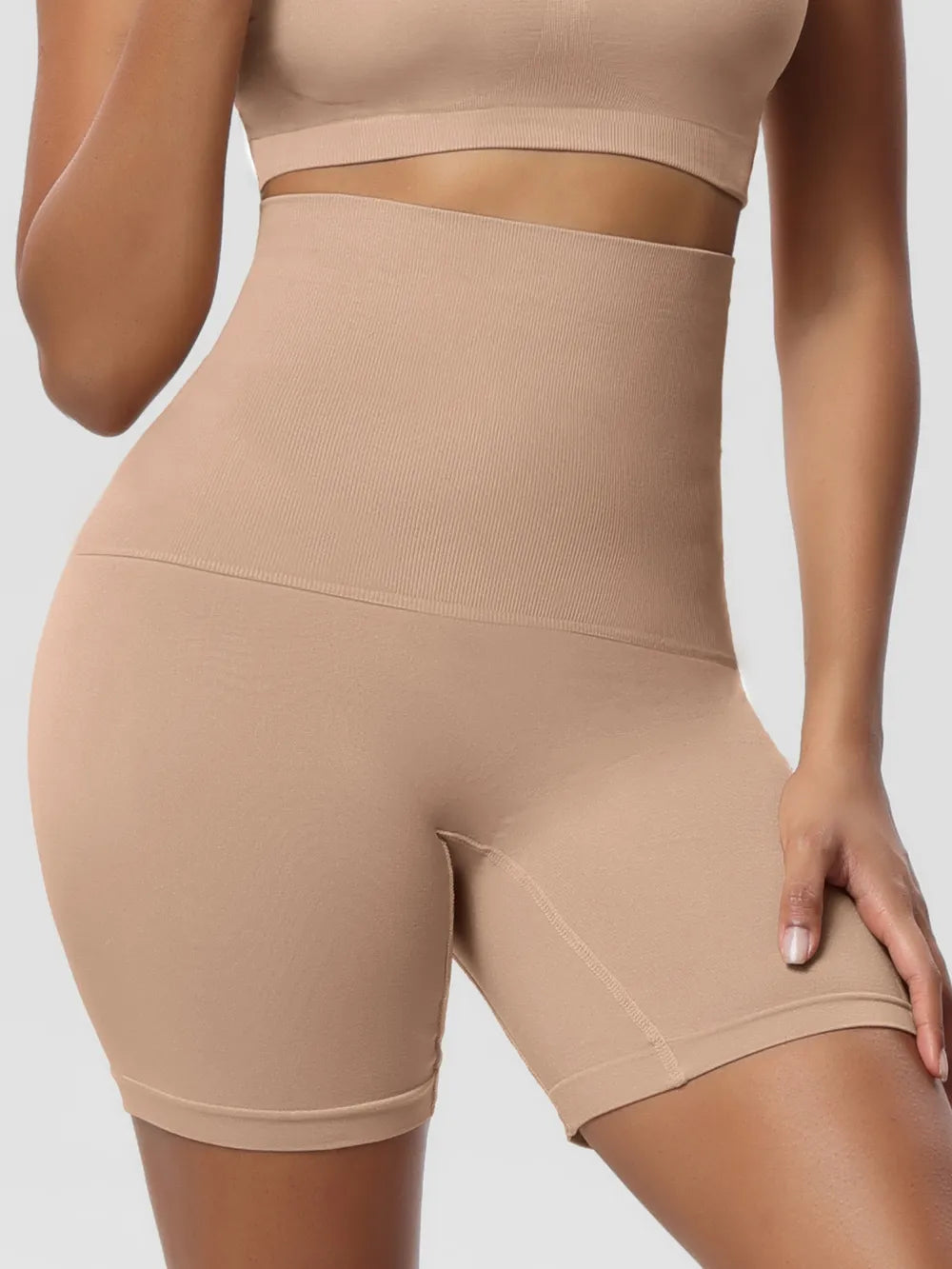 High Waist Shaping Shorts (Plus available) (Style 11) - Composure Boutique