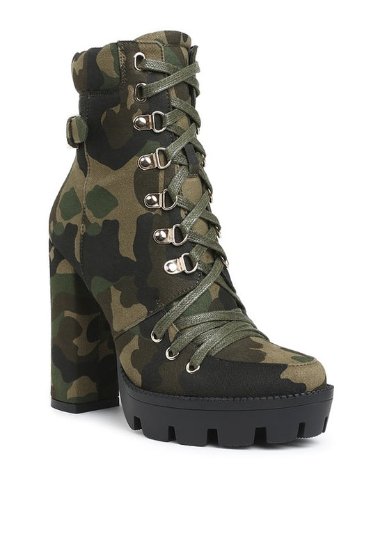 Palmetto Camouflage Boots - Composure Boutique