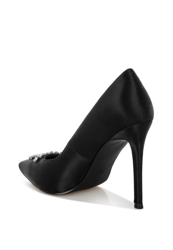 Rhinestone Stiletto Heels (Style 13) - Composure Boutique